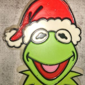 Vintage 80's Kermit the Frog Christmas Pin/Brooch